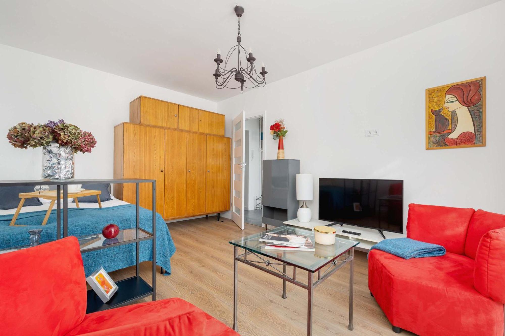 Colorful Studio Near The Spodek Arena In Katowice By Noclegi Renters Buitenkant foto